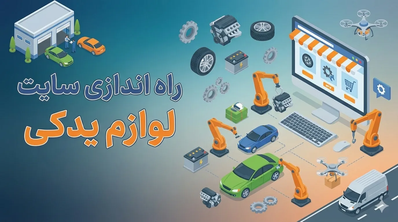 راه اندازی سایت لوازم یدکی خودرو | وب خانی